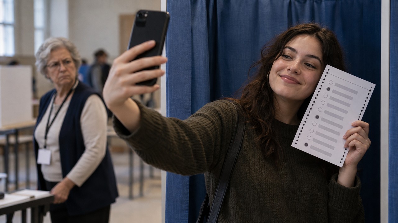 The "crime" of the ballot selfie!?